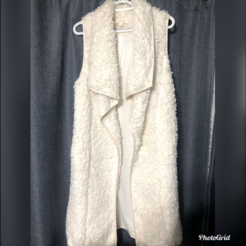 Fuzzy Long Cardigan Vest🤍
